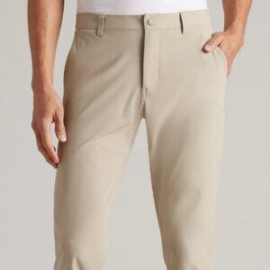 Rhone Pants Men 32x32 Khaki Commuter Pant Slim Performance